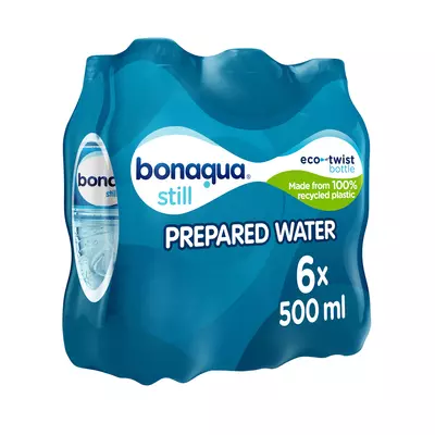Bonaqua Premium Water Still Pet 500ml x 6