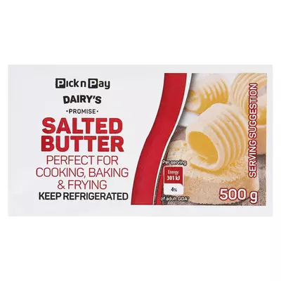 PnP Salted Butter 500g PnP Salted Butter 500g