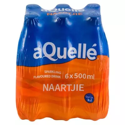 Aquelle Naartjie Flavoured Sparkling Drink 500ml x 6 Aquelle Naartjie Flavoured Sparkling Drink 500ml x 6