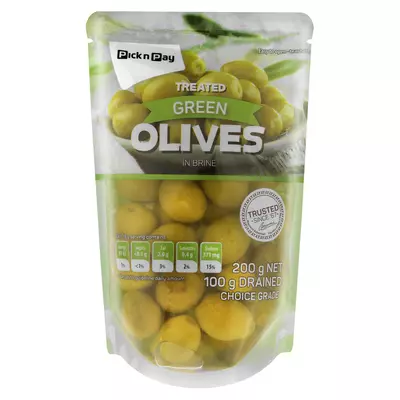 PnP Green Olives 200g