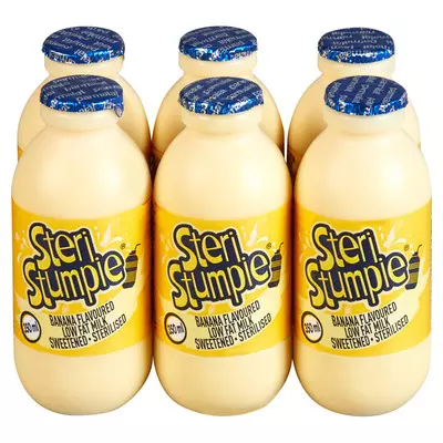 Steri Stumpie Banana Flavoured Milk 350ml x 6
