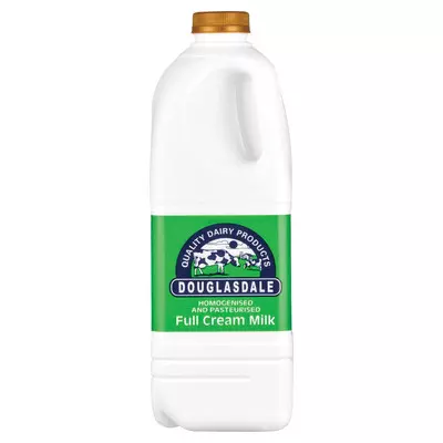 Douglasdale Full Cream Milk Plastic Bottle 2l