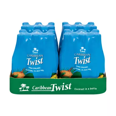 Caribbean Twist Pina Colada NRB 275ml x 24 Caribbean Twist Pina Colada NRB 275ml x 24