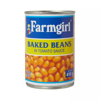 Farmgirl Baked Beans in Tomato Sauce 410g