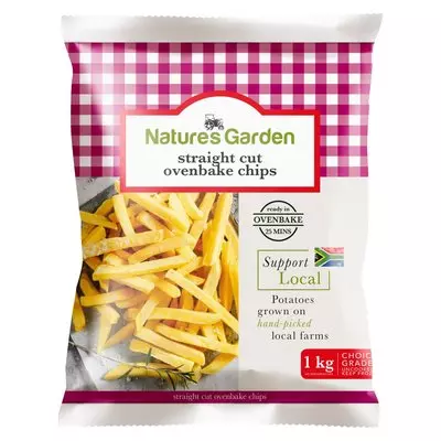 Natures Garden Straight Cut Ovenbake Chips 1kg Natures Garden Straight Cut Ovenbake Chips 1kg