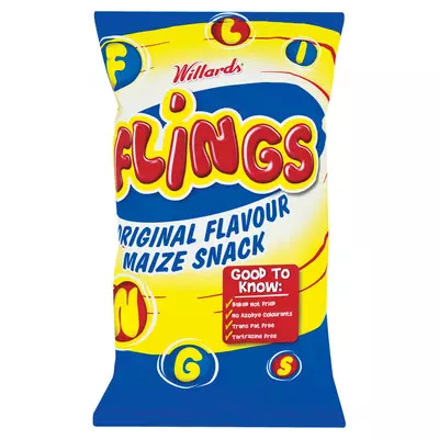 Willards Flings Original Maize Snack 150g