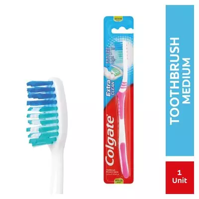 Colgate Extra Clean Medium Toothbrush 1 unit Colgate Extra Clean Medium Toothbrush 1 unit