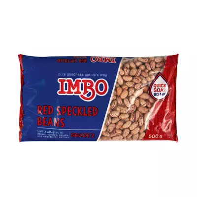 Imbo Red Speckled Sugar Beans 500g