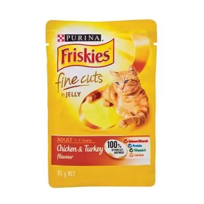 Pamper Fine Cuts Chicken Turkey 85g