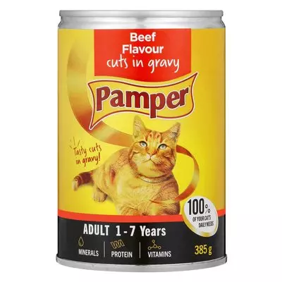 Pamper Beef Cuts in Gravy 385g