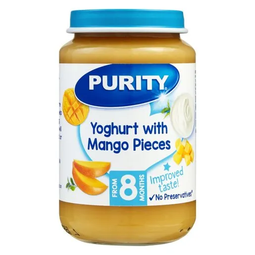 PURITY Jar Yoghurt and Mango 200ml from 8 Months