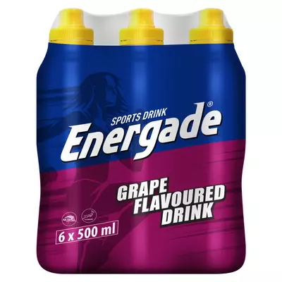 Energade Sports Drink Grape 500ml x 6