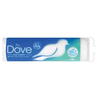 Dove Cotton Wool Rounds 80 Pack