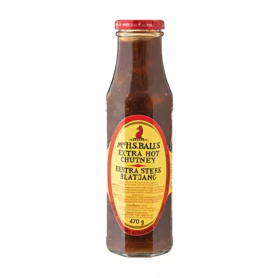 Mrs H.S.Ball's Extra Hot Chutney 470g
