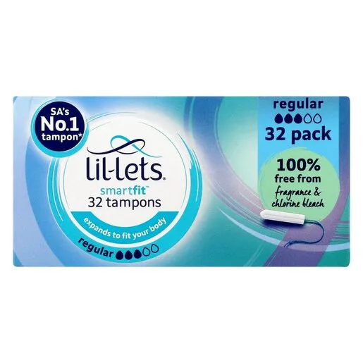 Lil-lets Non-Applicator Tampons Regular 32 Pack Lil-lets Non-Applicator Tampons Regular 32 Pack