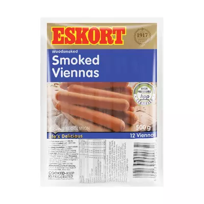 Eskort Smoked Viennas 500g Eskort Smoked Viennas 500g