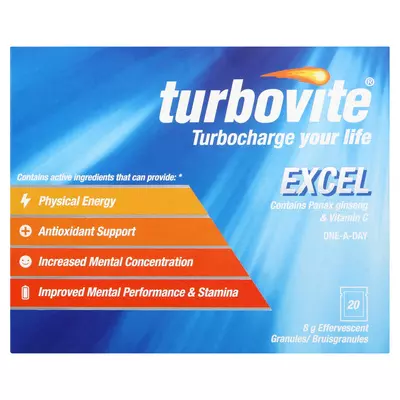Turbovite Excel Sachets 20ea