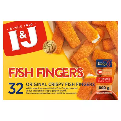 I&J Original Fish Fingers 800g I&J Original Fish Fingers 800g