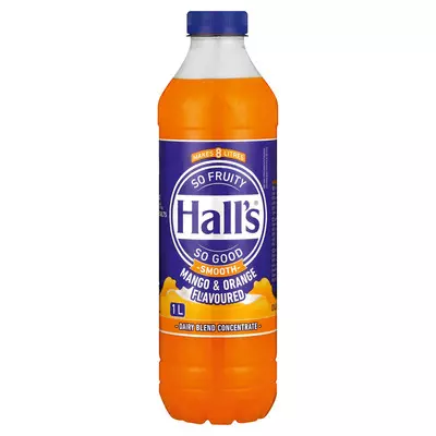 Hall's Orange And Mango Concentrate 1L