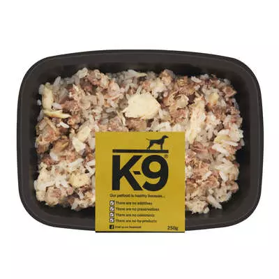 K-9 Foods Canned Dog Food with Chicken & Rice 250g