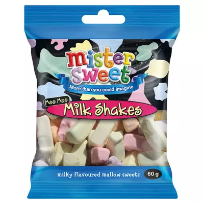 Mister Sweet Milk Shake Sweets 60g