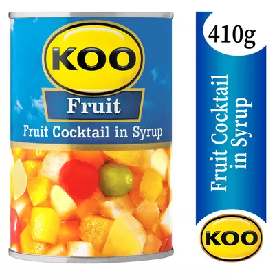 Koo Choice Grade Fruit Cocktail 410g Koo Choice Grade Fruit Cocktail 410g