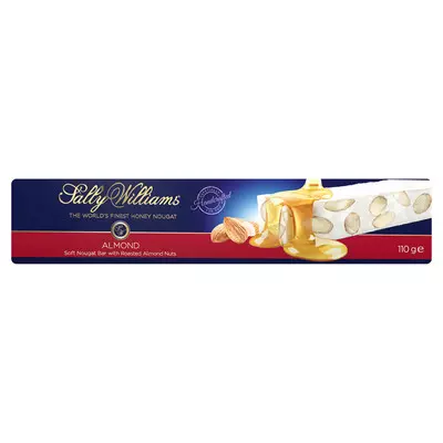 Sally Williams Almond Bar Nougat 110g Sally Williams Almond Bar Nougat 110g