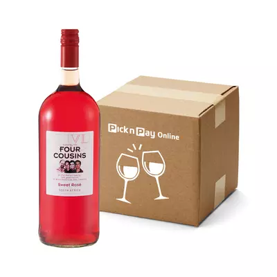 Four Cousins Sweet Rose 1.5L x 6 Four Cousins Sweet Rose 1.5L x 6