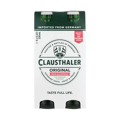 Clausthaler Alc Free Beer NRB 330ml x 4