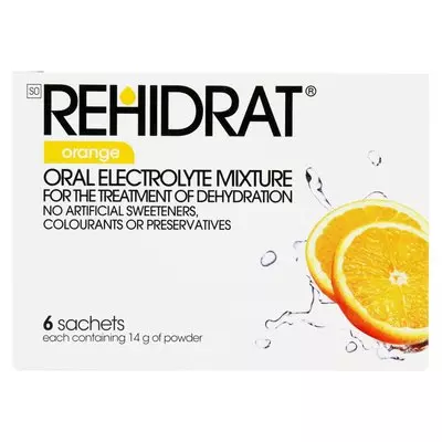 Rehidrat Oral Electrolyte- Orange Flavour 6ea Rehidrat Oral Electrolyte- Orange Flavour 6ea