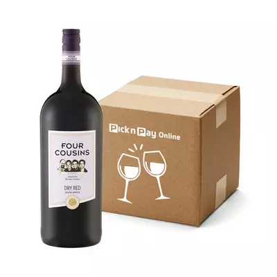 Four Cousins Dry Red 1.5L x 6