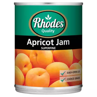 Rhodes Smooth Superfine Apricot Jam 450g