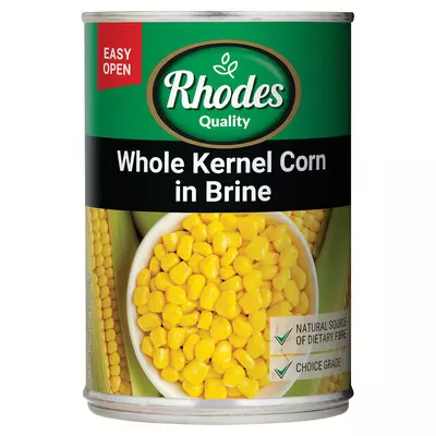 Rhodes Whole Kernel Corn 410g Rhodes Whole Kernel Corn 410g
