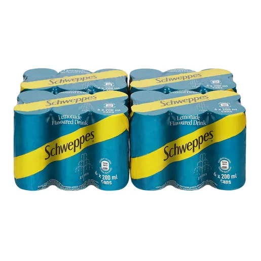 Schweppes Lemonade Can 200ml x 24 Schweppes Lemonade Can 200ml x 24