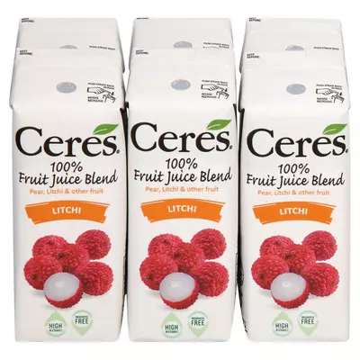 Ceres Litchi Juice 200ml x 6 Ceres Litchi Juice 200ml x 6