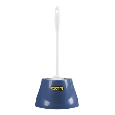 Addis Toilet Brush Set Blue
