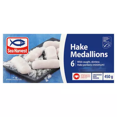 Sea Harvest Hake Medallions 450g Sea Harvest Hake Medallions 450g