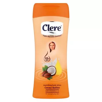 Clere Moisturising Cocoa But ter Skin Lotion 400ml Clere Moisturising Cocoa But ter Skin Lotion 400ml