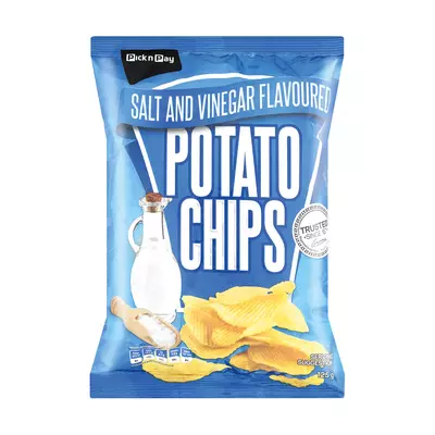 PnP Salt & Vinegar Chips 125g PnP Salt & Vinegar Chips 125g