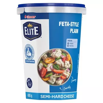 Clover Traditional Plain Feta Cheese 400g Clover Traditional Plain Feta Cheese 400g