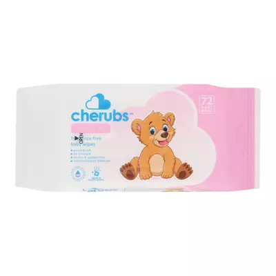 Cherubs Sensitive Baby Wipes 72's