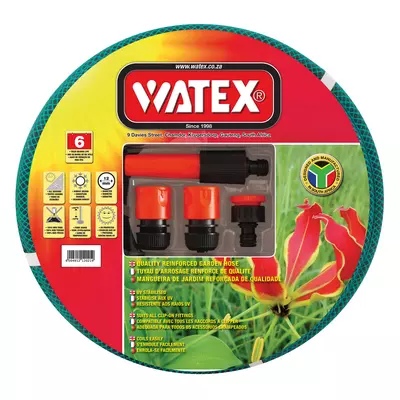 Watex 20m x 12mm Hose Pipe And Fitting