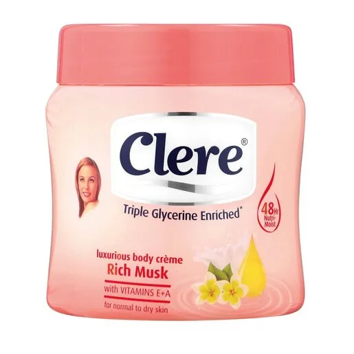 Clere Body Creme Rich Musk 300ml Clere Body Creme Rich Musk 300ml