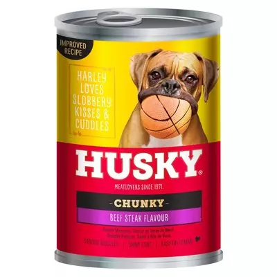 Husky Wet Chunky Steak 400g Husky Wet Chunky Steak 400g