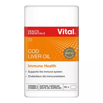 Vital Cod Liver Oil Capsules 90ea Vital Cod Liver Oil Capsules 90ea