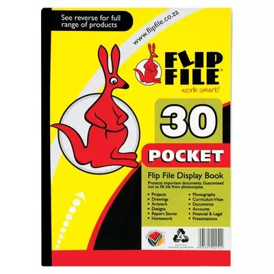 Flip File Display Book A4 30 Pocket Flip File Display Book A4 30 Pocket
