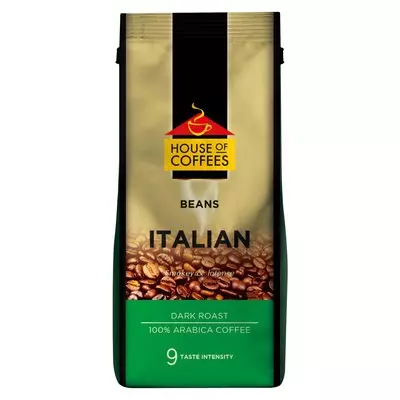 House of Coffees Italian Blend Coffee Beans 250g House of Coffees Italian Blend Coffee Beans 250g