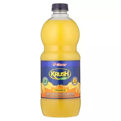 Clover Krush Fruit Juice Blend 100% Orange 1.5L
