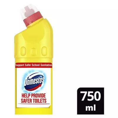 Domestos Lemon Multipurpose Stain Removal Thick Bleach Cleaner 750ml Domestos Lemon Multipurpose Stain Removal Thick Bleach Cleaner 750ml