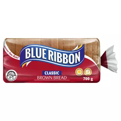 Blue Ribbon Classic Brown Sliced Bread 700g Blue Ribbon Classic Brown Sliced Bread 700g